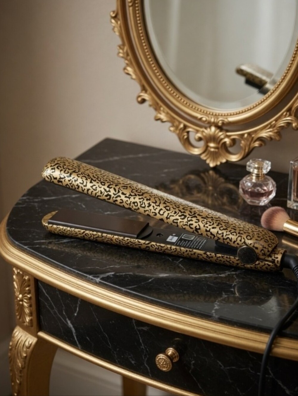 Style House Leopord Professional Styling Iron Hair Straightener & Curler